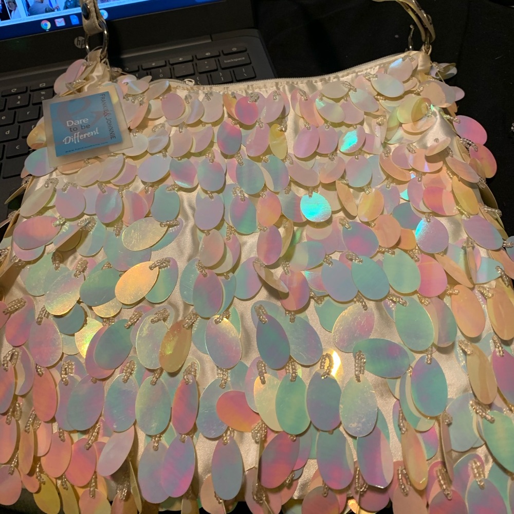 Frankie & Jhonnie White Satchel